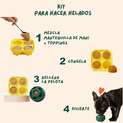 Molde para hacer helados